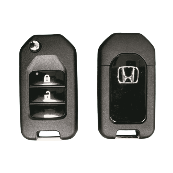 10 buah/kotak New Honda 2 Buttons Modified Folding Remote Key shell