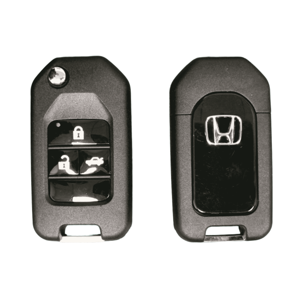 10 buah/kotak New Honda 3 Buttons Modified Folding Remote Key shell