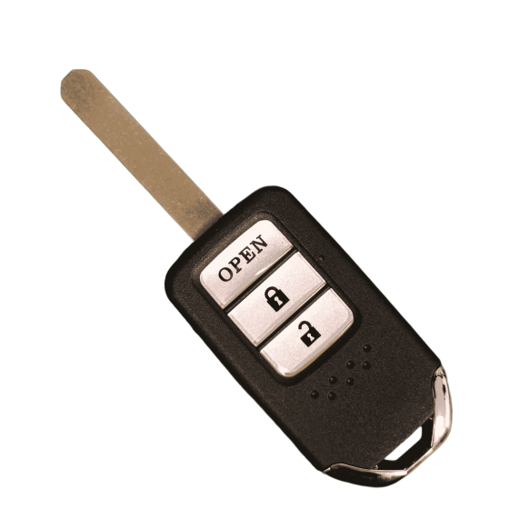 10 buah/kotak Honda 2 Buttons Flip key shell white buttons