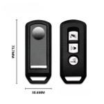 10 buah/kotak Motorcycle 3 Buttons Remote Control Key K97T0 (433MHZ)