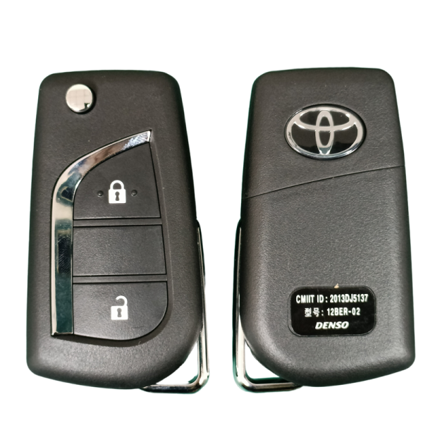 10 buah/kotak Toyota 2 Buttons 2015 THAILAND INNOVA CRYSTA INDIA 433Mhz