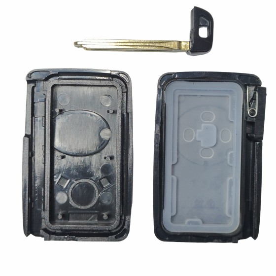 10 buah/kotak Toyota smart key shell 2 Buttons Black(With logo)