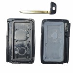 10 buah/kotak Toyota smart key shell 3 Buttons Black(With logo)