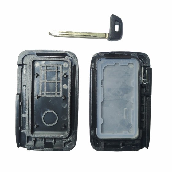 10 buah/kotak Toyota Smart Key Cover 2 Buttons Black(With logo)