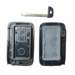 10 buah/kotak Toyota Smart Key Cover 3 Buttons Sedan Black(With logo)