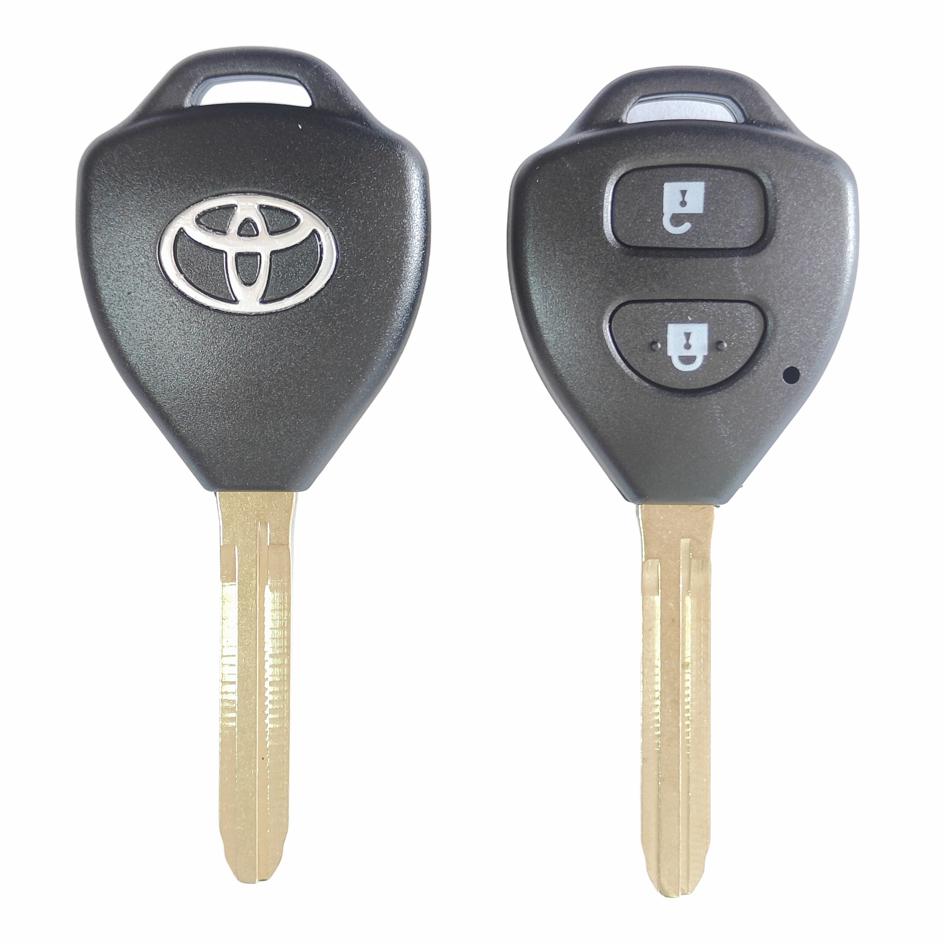 Toyota 2 Buttons TOY43 Blade (with logo)