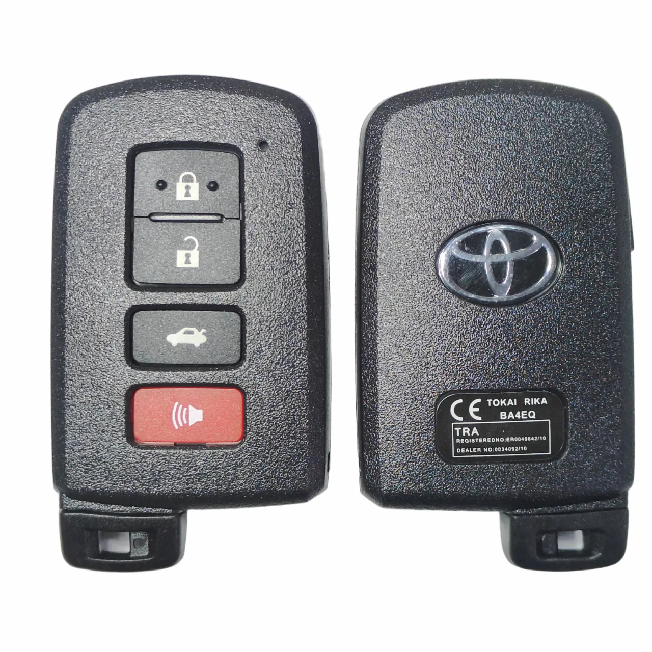 Toyota smart key shell 3+1 Buttons SUV Black suv